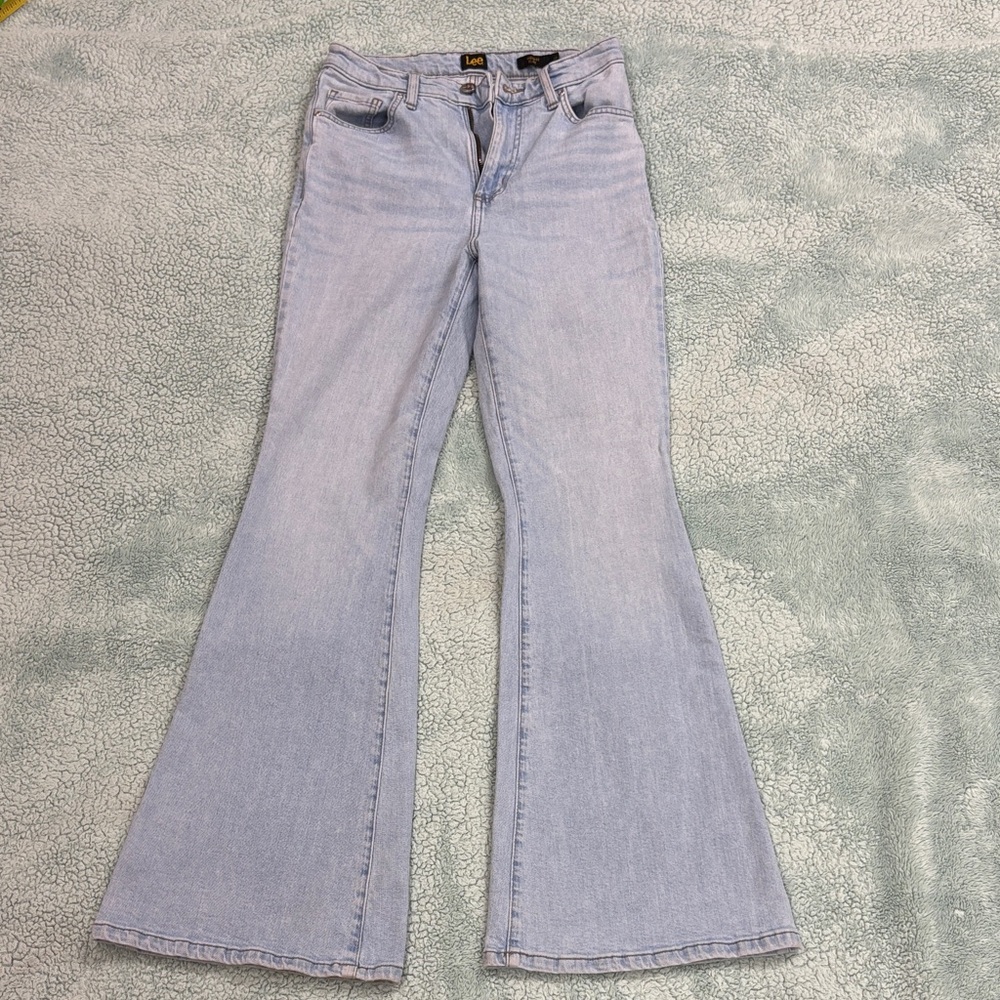 Lee light Blue Flared high waisted Women Jeans